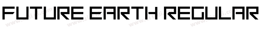 Future Earth Regular字体转换